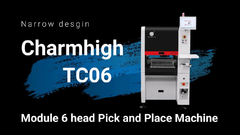 TC06 모듈 유니버설 6 머리 픽 및 위치 기계 너비 89cm 좁은