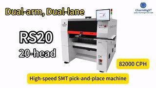참하이 RS20 듀얼 암 듀얼 레인 픽 앤 플레이스 머신 82000CPH