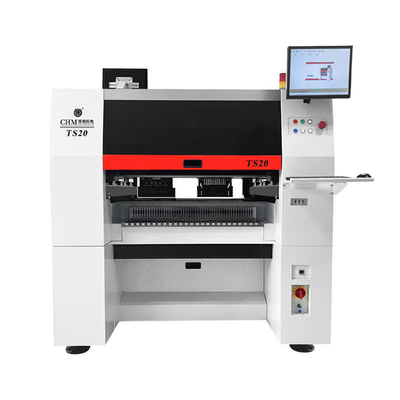 20-head Dual-arm Dual-lane High Speed TS20 Automatic SMT Pick and Place Machine PCB Assembly