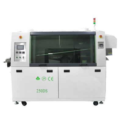 PCB DIP 생산 라인을위한 작은 납 없는 물결 용접 기계 250DS