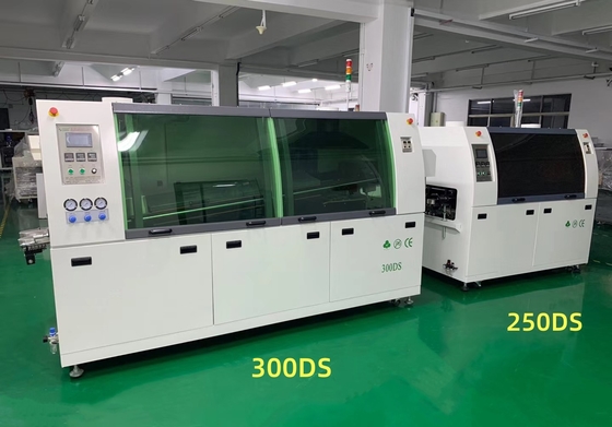 납 없는 물결 용접 기계 250DS 300DS 350DS PCB DIP 생산 라인