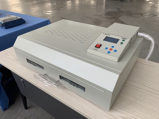 고 정밀 0201 데스크톱 PCB 조립 라인 4 헤드 CHM-551 SMD 픽 앤 플레이스 머신 리플로우 오븐 T962C