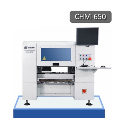 자동 PCB 레일 고 정밀 0201 데스크톱 SMT 픽 앤 플래시 머신 4 헤드 CHM-650