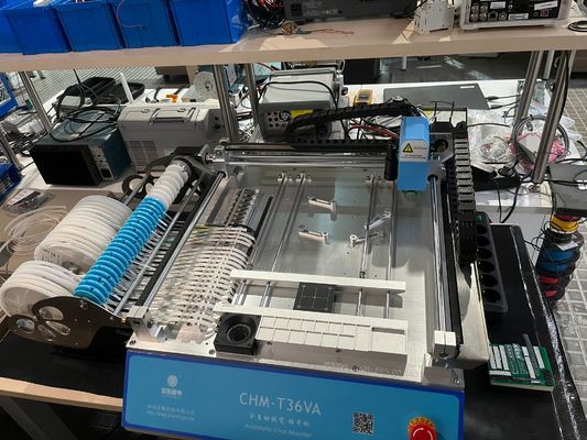 2 헤드 29 피더 CHMT36VA SMD 픽 앤 플래시 머신 + 두 개의 CCD 카메라 + 외부 PC