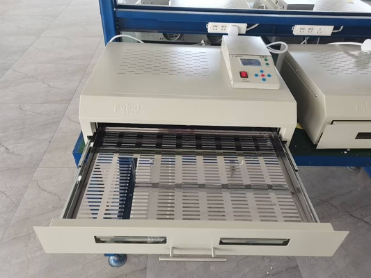 대형 납땜 영역 T962C SMT 리플로우 오븐 적외선 IC 히터 2500w, LED 리플로우 납땜 기계