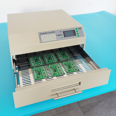 T962A는 SMT 리플로우 오븐 450*370mm 2300w 적외선 IC 온수기 PCB 납땜 T962A+를 더합니다
