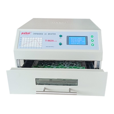배출 벤치탑 리플로우 오븐 300*320mm 1500w IC 온수기 적외선 연납땜 스테이션과 T962A
