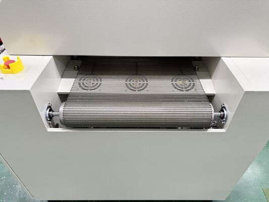 6개 가열 구역, 최대 온도 280°C, PID 제어 기능을 갖춘 산업용 IR 경화 오븐 (도료 코팅 접착제 건조용)